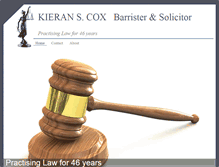 Tablet Screenshot of kieranscox.com